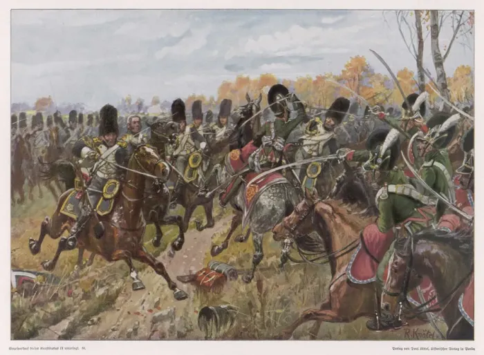 Framed Print : BATTLE OF HANAU 1813 Framed Print : BATTLE OF HANAU 1813