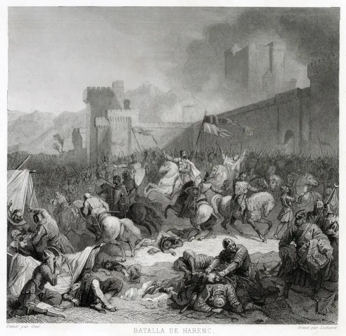 Framed Print : BATTLE OF HARENC Date: 1098 Framed Print : BATTLE OF HARENC Date: 1098