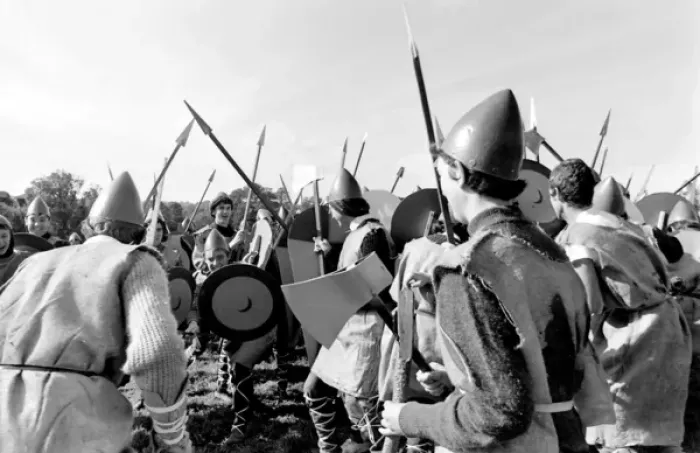 Framed Print : Battle of Hastings re-enactment Framed Print : Battle of Hastings re-enactment