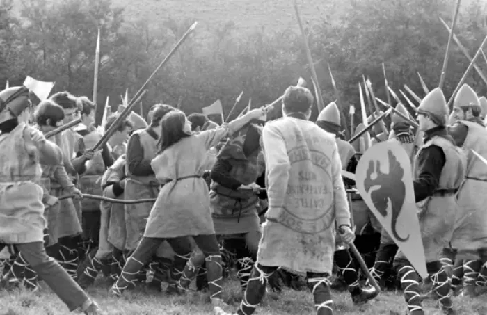 Framed Print : Battle of Hastings re-enactment Framed Print : Battle of Hastings re-enactment
