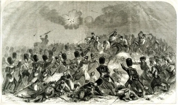 Framed Print : Battle of Inkerman, Crimean War Framed Print : Battle of Inkerman, Crimean War