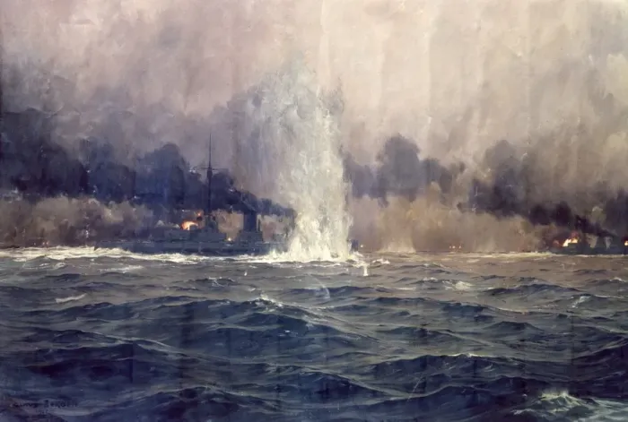 Framed Print : Battle of Jutland, WW1 Framed Print : Battle of Jutland, WW1