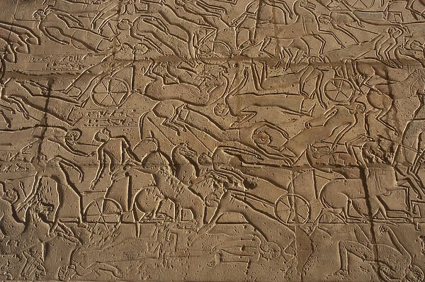 Battle of Kadesh (1274 B. C. ). Ramesseum. Egypt