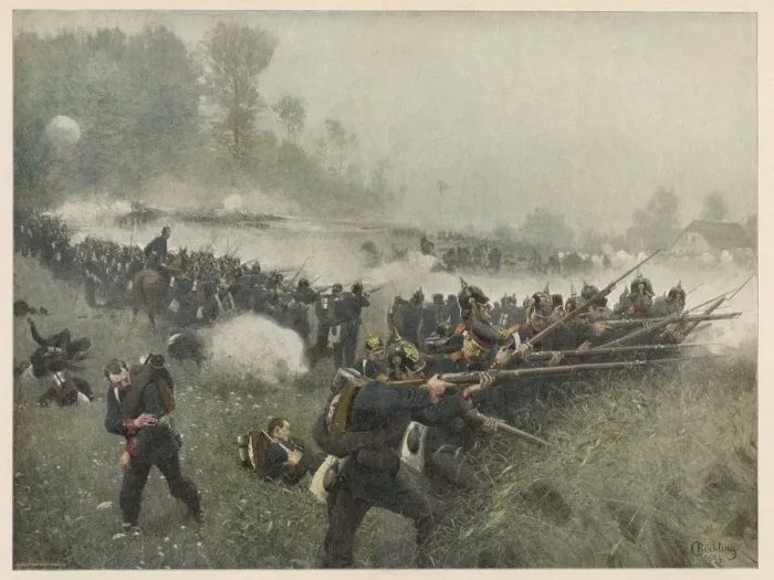 Framed Print : BATTLE OF KOENIGGRATZ Framed Print : BATTLE OF KOENIGGRATZ