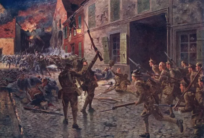 Framed Print : Battle at Landrecies Framed Print : Battle at Landrecies