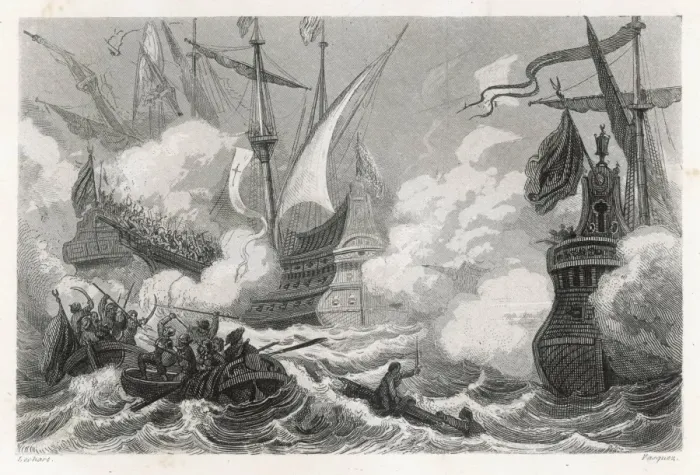 Framed Print : Battle of Lepanto 1571 Framed Print : Battle of Lepanto 1571