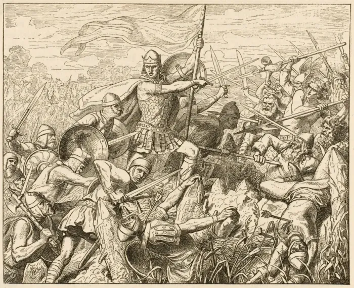 Framed Print : Battle at Louvain Framed Print : Battle at Louvain