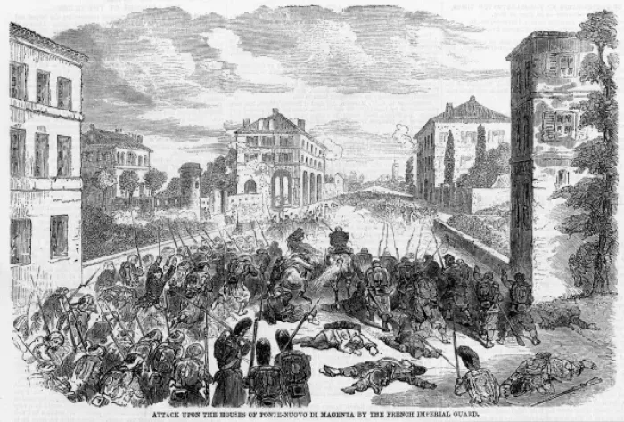 Framed Print : Battle of Magenta 2 Framed Print : Battle of Magenta 2
