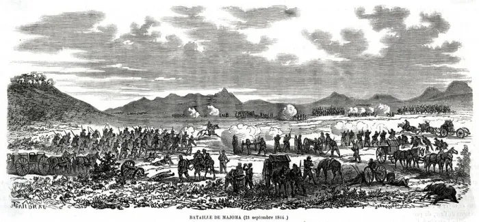 Framed Print : The Battle of Majoma