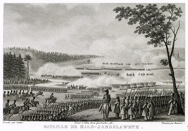 At the battle of MALO- JAROSLAWETZ, the French defeat the Russians Date