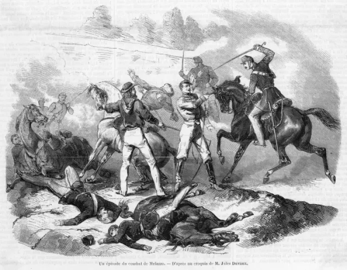 Framed Print : Battle of Milazzo - 1 Framed Print : Battle of Milazzo - 1