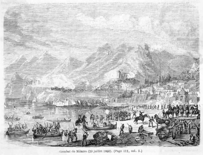Framed Print : Battle of Milazzo - 4 Framed Print : Battle of Milazzo - 4