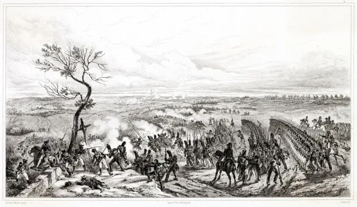 Framed Print : BATTLE OF MONTMIRAIL One of Napoleons last victories - he defeats Blucher Framed Print : BATTLE OF MONTMIRAIL One of Napoleons last victories - he defeats Blucher