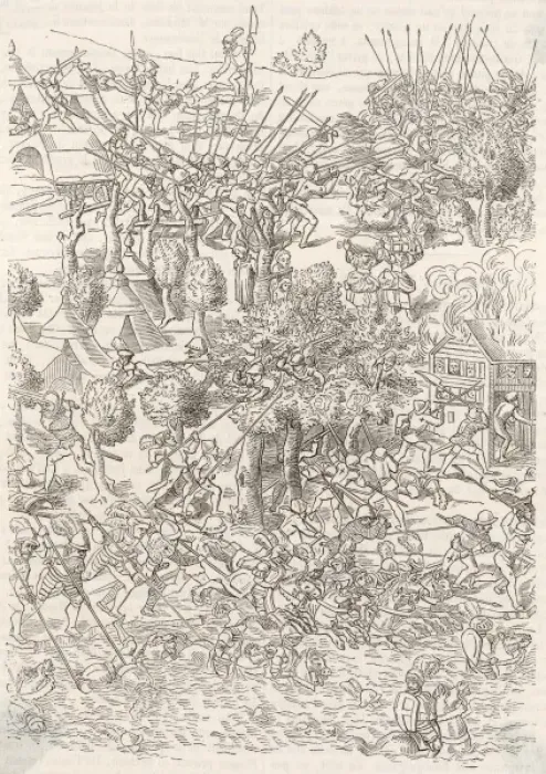 Framed Print : Battle of Morat - 2 Framed Print : Battle of Morat - 2