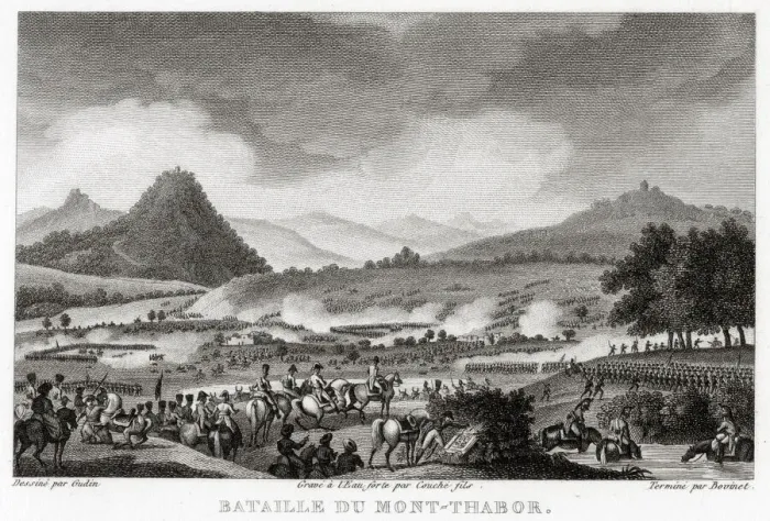 Framed Print : At the battle of MOUNT TABOR (or Thabor) the French defeat the Turks Date Framed Print : At the battle of MOUNT TABOR (or Thabor) the French defeat the Turks Date