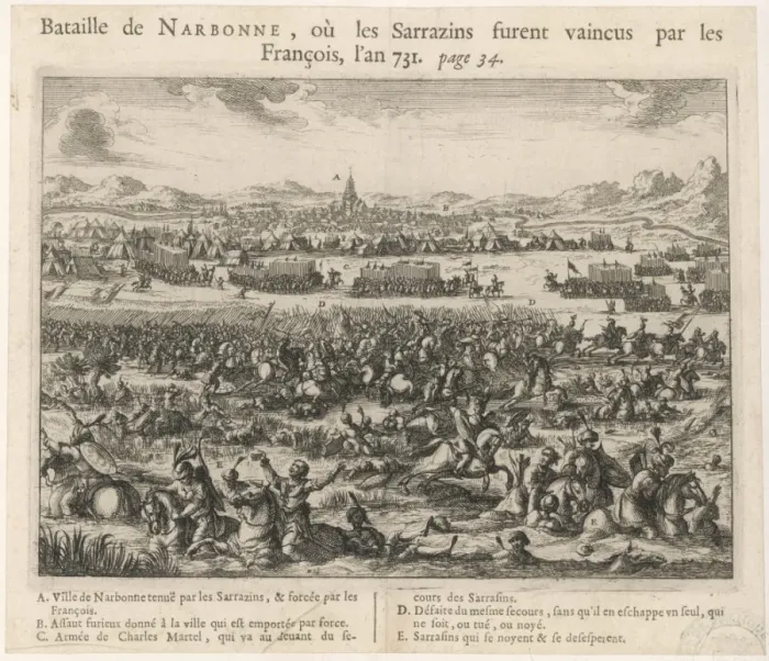 Framed Print : Battle of Narbonne Framed Print : Battle of Narbonne