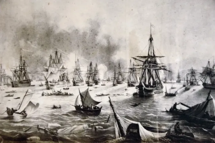 Framed Print : Battle of Navarino Framed Print : Battle of Navarino