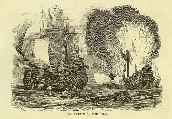 Framed Print : The Battle of the Nile 1798 Framed Print : The Battle of the Nile 1798