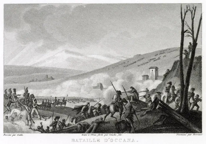Framed Print : At the battle of OCANA, the French under Soult defeat the Spanish under Areizago Framed Print : At the battle of OCANA, the French under Soult defeat the Spanish under Areizago