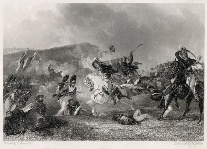 Framed Print : BATTLE OF ORTHEZ Wellington defeats Soult, driving him from the city with heavy loss Framed Print : BATTLE OF ORTHEZ Wellington defeats Soult, driving him from the city with heavy loss