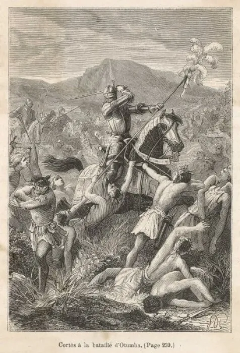 Framed Print : Battle of Otumba 1520 Framed Print : Battle of Otumba 1520