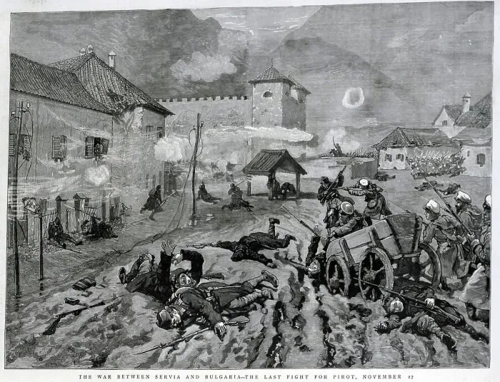 Framed Print : Battle of Pirot ends, Serbo-Bulgarian War Framed Print : Battle of Pirot ends, Serbo-Bulgarian War
