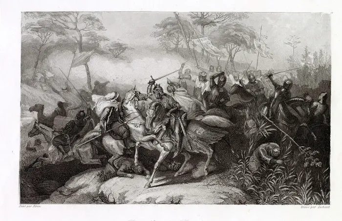 Framed Print : The Battle of Putaha. Date: 1159 Framed Print : The Battle of Putaha. Date: 1159