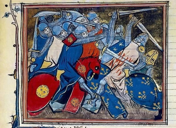Battle of Roncesvalles (778). Picture from The