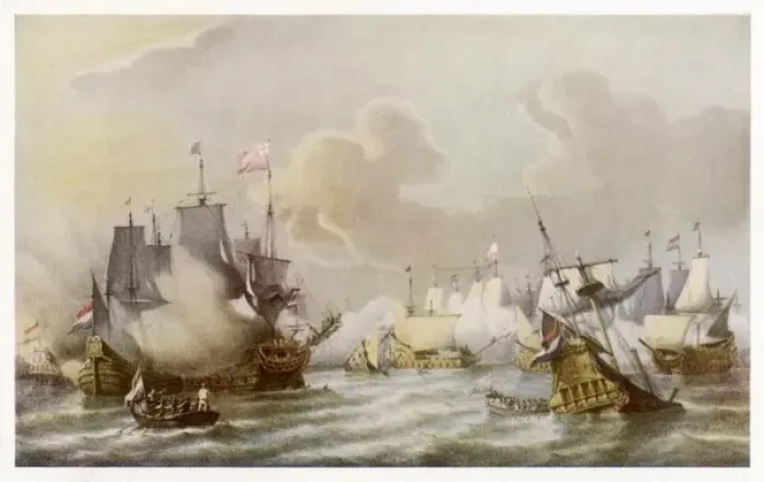 Framed Print : Battle of Scheveningen Framed Print : Battle of Scheveningen