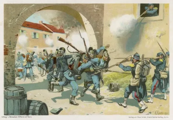 Framed Print : Battle of Sedan 1870 Framed Print : Battle of Sedan 1870