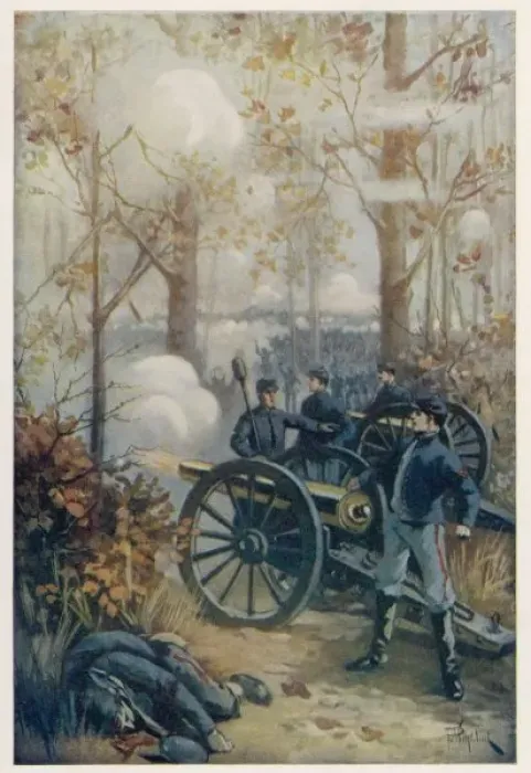 Framed Print : Battle of Shiloh / Elson Framed Print : Battle of Shiloh / Elson