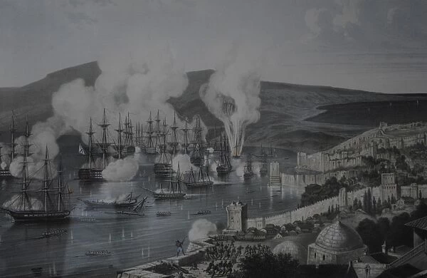 Battle of Sinop, 1853. Part of the Crimean War. Turkey