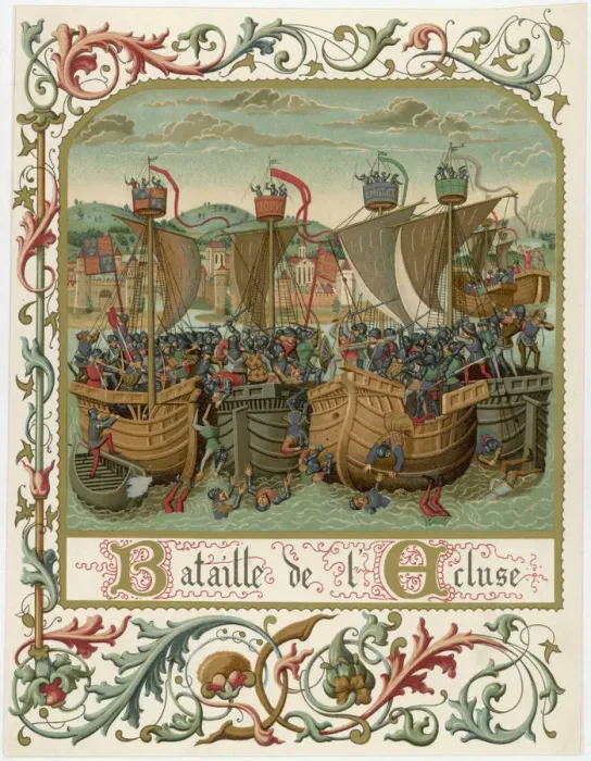 Framed Print : Battle of Sluys Framed Print : Battle of Sluys