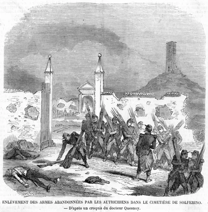 Framed Print : Battle of Solferino 10 Framed Print : Battle of Solferino 10