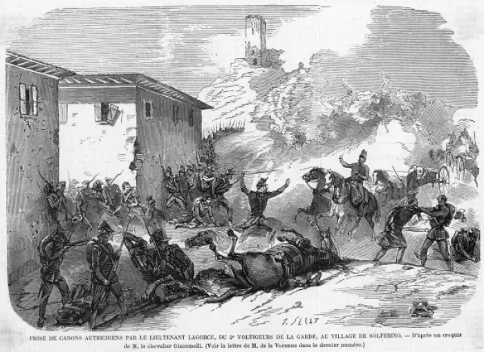 Framed Print : Battle of Solferino 11 Framed Print : Battle of Solferino 11