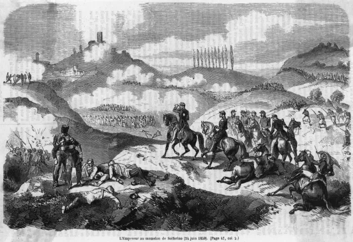 Framed Print : Battle of Solferino 5 Framed Print : Battle of Solferino 5