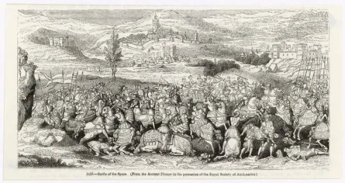 Framed Print : Battle of the Spurs / 1513 Framed Print : Battle of the Spurs / 1513