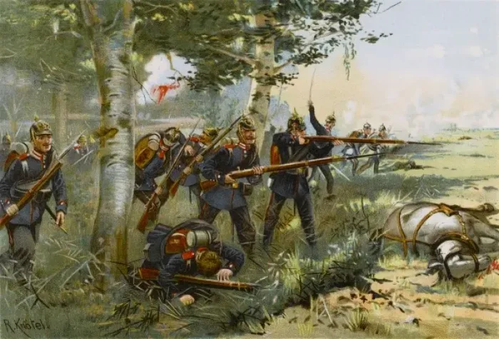 Framed Print : Battle of St Privat 1870 Framed Print : Battle of St Privat 1870