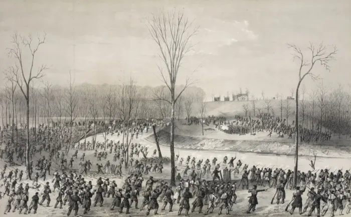 Framed Print : The battle of Stone River or Murfreesboro Framed Print : The battle of Stone River or Murfreesboro