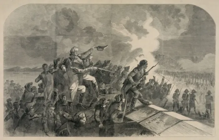 Framed Print : The Battle of Stony Point Framed Print : The Battle of Stony Point