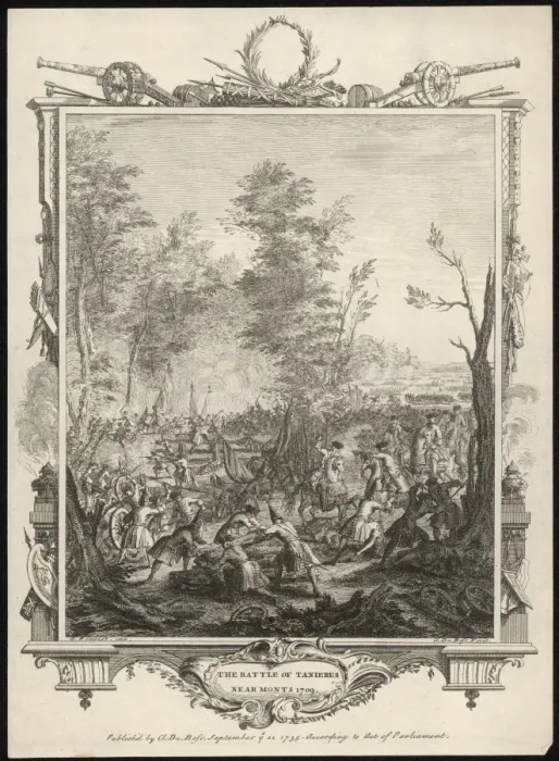 Framed Print : Battle of Tanieres Framed Print : Battle of Tanieres