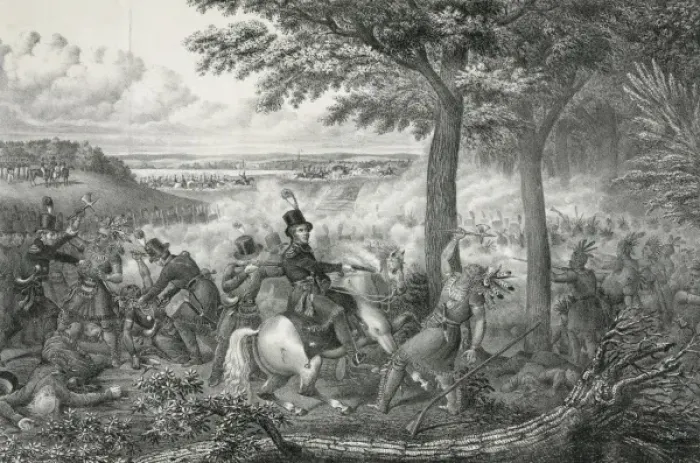 Framed Print : Battle of the Thames. Respectfully dedicated to Andrew Jacks Framed Print : Battle of the Thames. Respectfully dedicated to Andrew Jacks