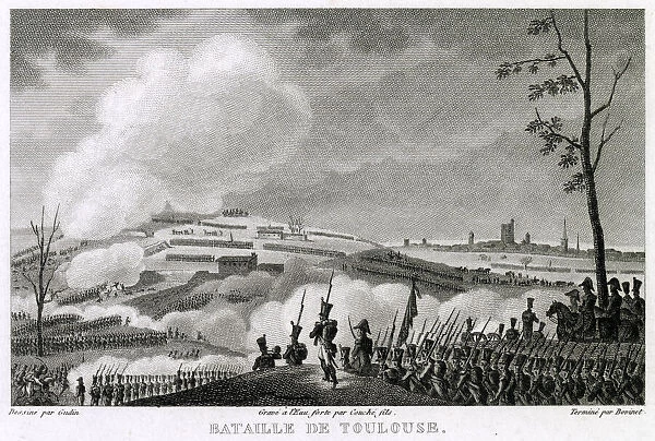 At the battle of TOULOUSE, the British under Wellington defeat the French under Soult