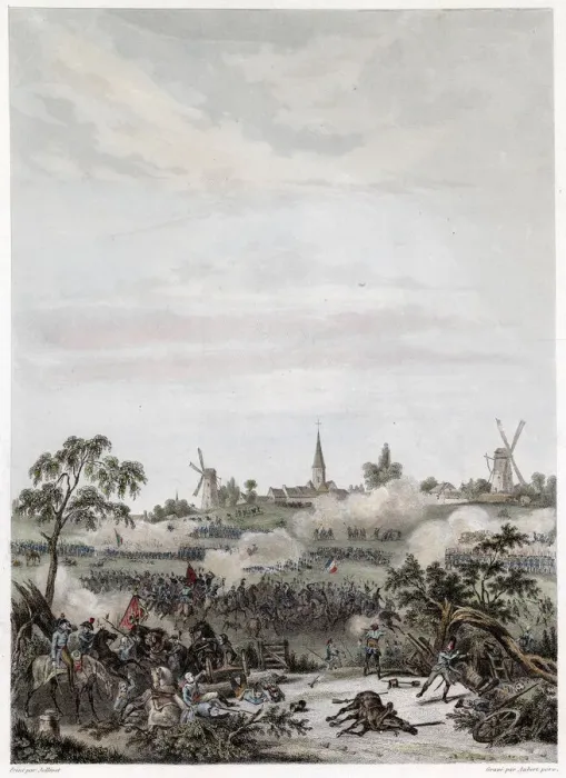 Framed Print : BATTLE OF TOURCOING The English, commanded by the duke of York Framed Print : BATTLE OF TOURCOING The English, commanded by the duke of York