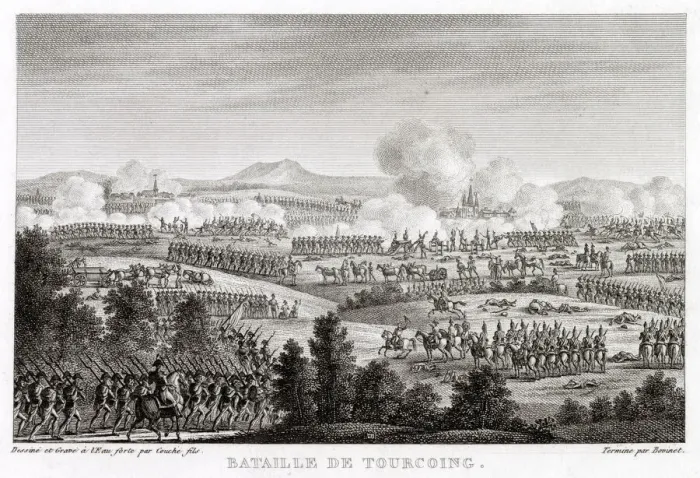 Framed Print : At the battle of TOURCOING, the French under Souham defeat the Allies under Saxe-Coburg Framed Print : At the battle of TOURCOING, the French under Souham defeat the Allies under Saxe-Coburg