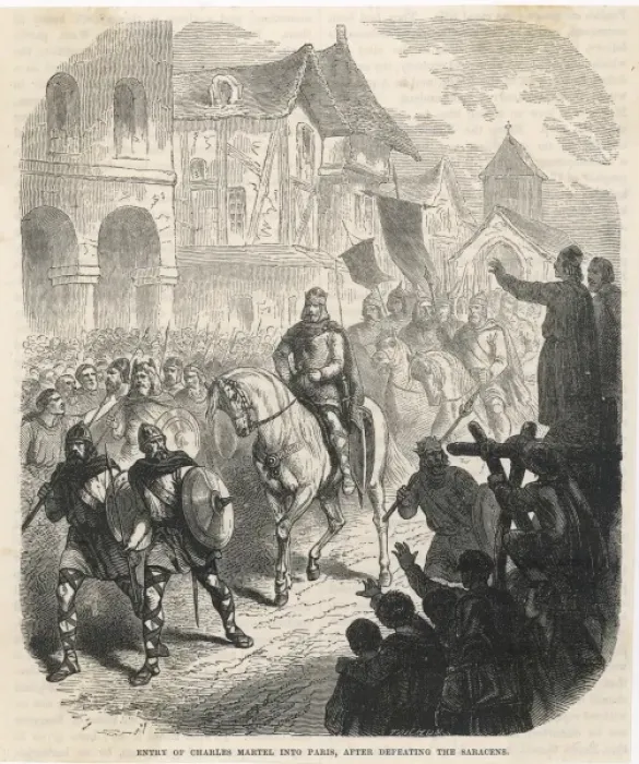 Framed Print : Battle of Tours - 3