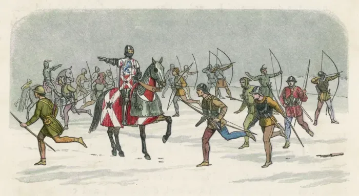 Framed Print : BATTLE OF TOWTON / DOYLE Framed Print : BATTLE OF TOWTON / DOYLE