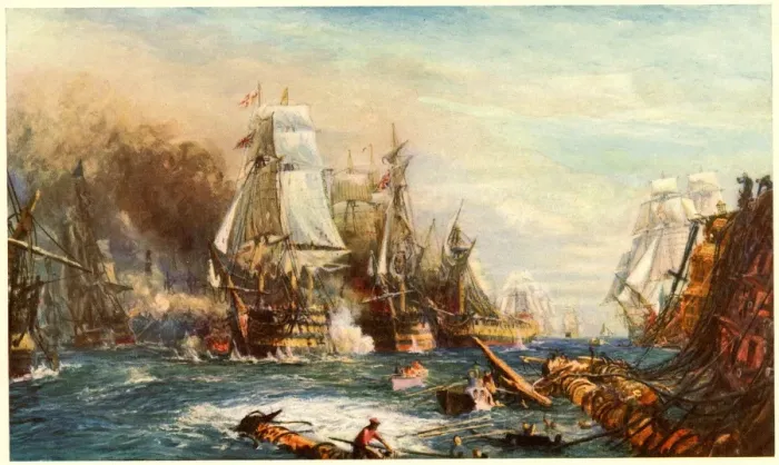Framed Print : Battle of Trafalgar Framed Print : Battle of Trafalgar
