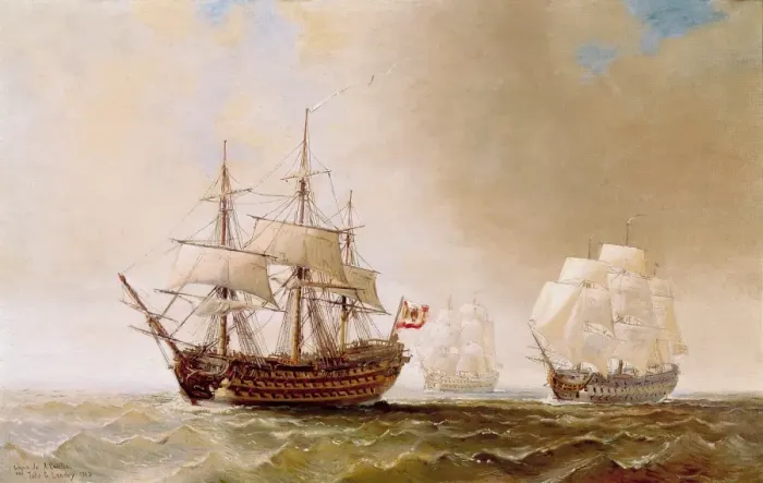 Framed Print : Battle of Trafalgar (21st October 1805) Framed Print : Battle of Trafalgar (21st October 1805)