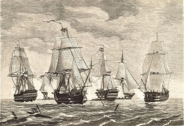 Battle of Trafalgar (October 21st, 1805). The